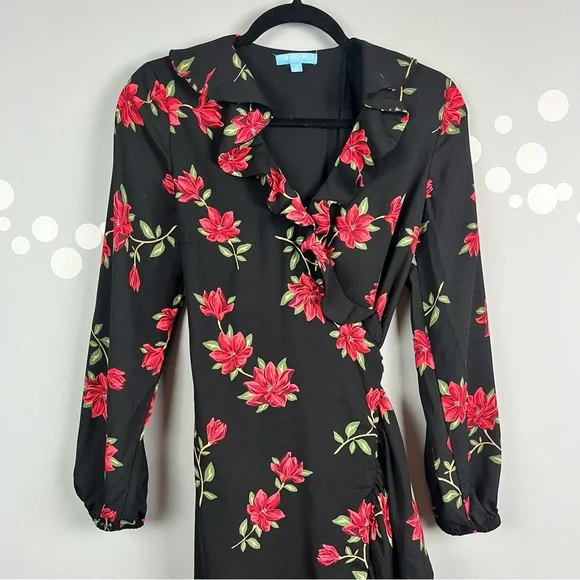 Draper James RSVP Wrap Dress Size XS - Picture 3 of 12